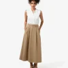 Forcast Willow Cotton Belted Skirt* Conscious|Midi & Maxi Skirts