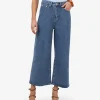 Forcast Windsor Cropped Wide Leg Jeans* Cropped Pants|High-Waisted Pants