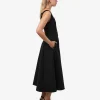 Forcast Yana V Neck Panel Dress* Midi Dresses|Midi Dresses