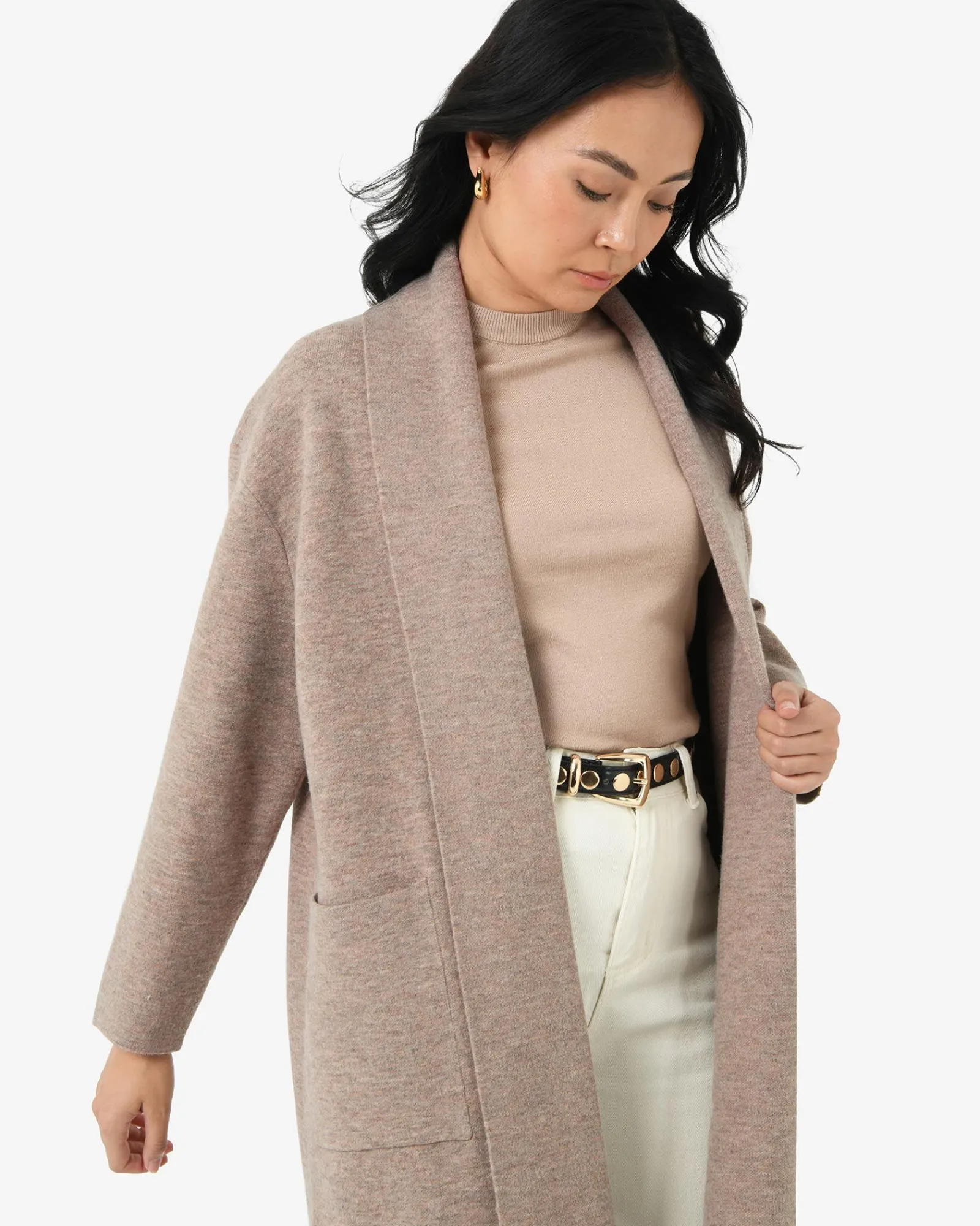 Forcast Yara Wool Blend Coatigan* Coats