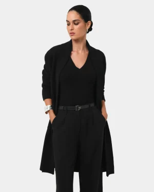 Forcast Yara Wool Blend Coatigan* Coats|Work Jackets