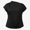 Forcast Zafina Pleated Draped Top* T-Shirts & Tops|Work Tops