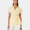 Forcast Zalia Tie Button Shirt* T-Shirts & Tops|Shirts & Blouses