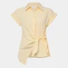 Forcast Zalia Tie Button Shirt* T-Shirts & Tops|Shirts & Blouses